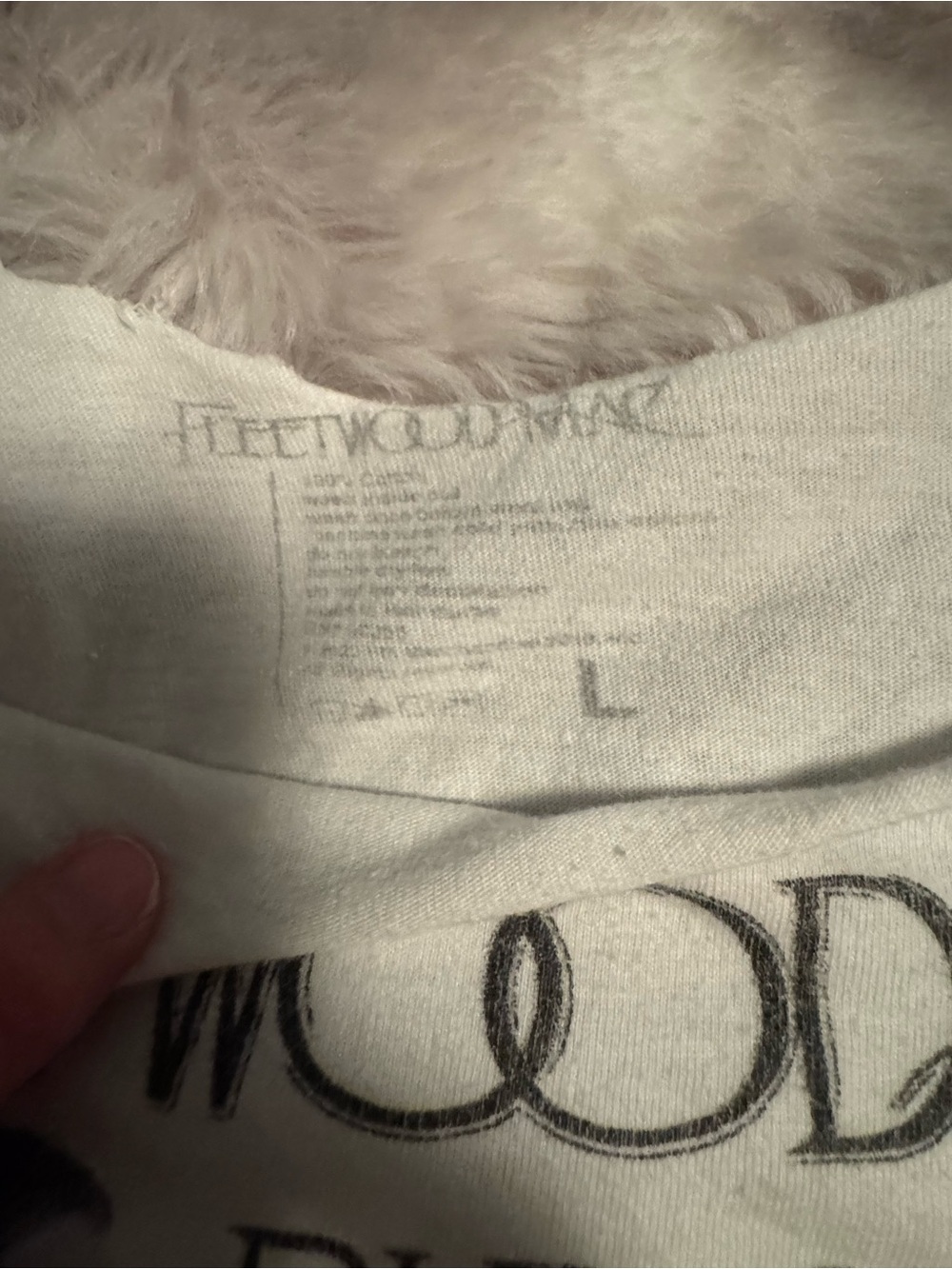 Fleetwood Mac Rumours Short Sleeve Tee - White - Picture 4 of 4